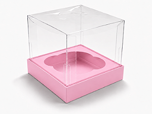 Caixas para Cupcakes 7,5x7,5x7,5 - Pct com 10 Unidades
