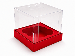 Caixas para Cupcakes 7,5x7,5x7,5 - Pct com 10 Unidades