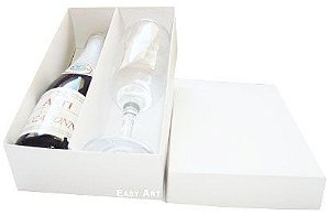 Caixas para Mini Vinho e Taça Sem Visor - Pct com 10 Unidades