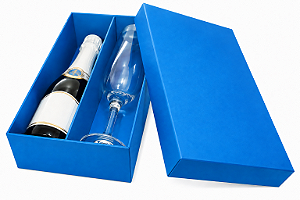 Caixas para Mini Vinho e Taça Sem Visor 21x12x6 - Pct com 10 Unidades