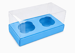 Caixas para 2 Mini Cupcakes - Pct com 10 Unidades