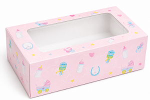 Caixa para 6 Brigadeiros 12x8x3,7 - Pct com 10 Unidades