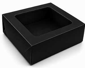 Caixa para 9 Brigadeiros 12x12x3,7 - Pct com 10 Unidades