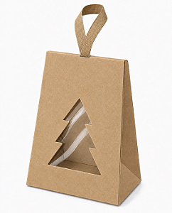 Caixa Árvore de Natal para Lembrancinhas 9x4x10 - Pct com 10 Unidades