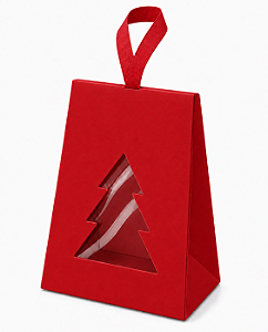 Caixa Árvore de Natal para Lembrancinhas 9x4x10 - Pct com 10 Unidades
