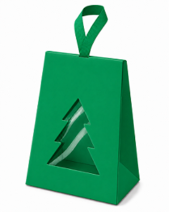 Caixa Árvore de Natal para Lembrancinhas 9x4x10 - Pct com 10 Unidades