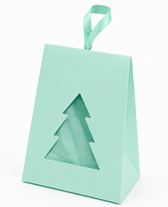 Caixa Árvore de Natal para Lembrancinhas 9x4x10 - Pct com 10 Unidades