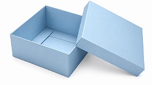 Caixa Tiffany Grande 8x8x3,7 - Pct com 10 unidades