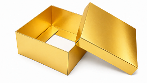 Caixa Tiffany Grande 8x8x3,7 - Pct com 10 unidades