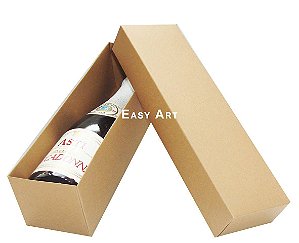Caixa para Mini Vinho Sem Visor - Pct com 10 Unidades