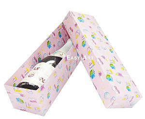 Caixa para Mini Vinho Sem Visor - Pct com 10 Unidades