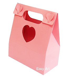 Caixa Maleta Coração - Pct com 10 Unidades