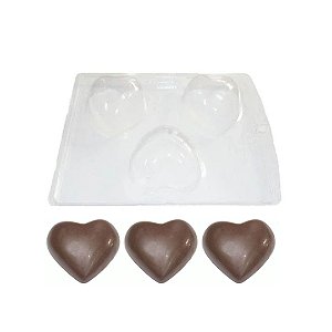 Formas em PVC para Coração de Colher - 22x16x2,5