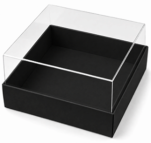 Caixa para Mini Bolos Multiuso 8,5x8,5x6 - Pct com 10 Unidades