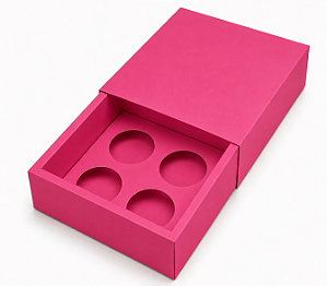 Caixas para 4 Brigadeiros 8,5x8,5x4,5 - Pct com 10 Unidades