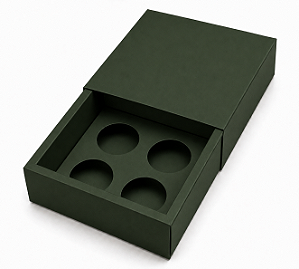 Caixas para 4 Brigadeiros 8,5x8,5x4,5 - Pct com 10 Unidades
