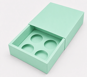 Caixas para 4 Brigadeiros 8,5x8,5x4,5 - Pct com 10 Unidades