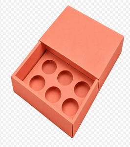 Caixas para 6 Brigadeiros sem Visor - Pct com 10 Unidades