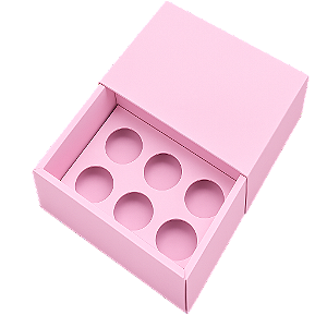 Caixas para 6 Brigadeiros sem Visor - Pct com 10 Unidades