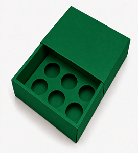 Caixas para 6 Brigadeiros sem Visor - Pct com 10 Unidades