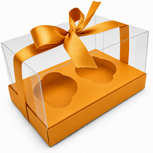 Caixas para 02 Cupcakes 17,5x11x9 - Pct com 10 Unidades