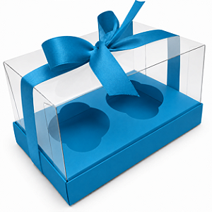 Caixas para 02 Cupcakes 17,5x11x9 - Pct com 10 Unidades