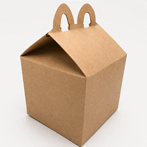 Caixa Maleta Modelo McDonald's 11,5x11,5x10 - Pct com 10 Unidades