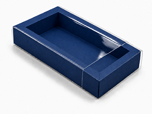 Caixa para 8 Brigadeiros / Tampa Transparente 20,2x12x3,5 - Pct com 10 Unidades
