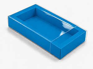 Caixa para 8 Brigadeiros / Tampa Transparente 20,2x12x3,5 - Pct com 10 Unidades