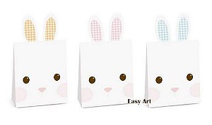 Sacolete de Papel Páscoa Sortido 14x10x5,5cm - 10 unidades