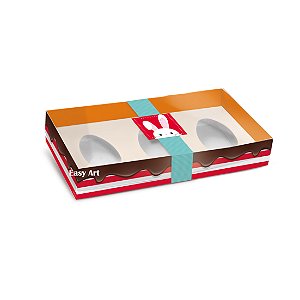 Caixa 3 Meio Ovo de Colher Adoleta - 50G - 21,5x11x5 / 01 Unidade