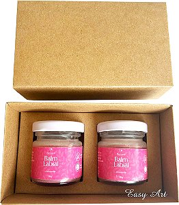 Caixas para Kit 02 Mini Velas Pote Geleinha Presentes Embalagens 40ml