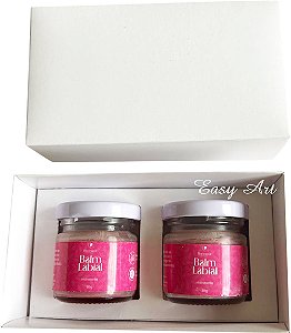 Caixas para Kit 02 Mini Velas Pote Geleinha Presentes Embalagens 40ml