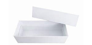 Caixa Multi Uso - 18,5x7,5x5 cm - Branco / Pacote com 10 Unidades