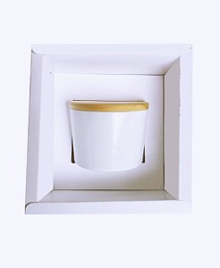 Caixa Borda Vela Copo Whisky Com Tampa 150ml - 10 Unidades