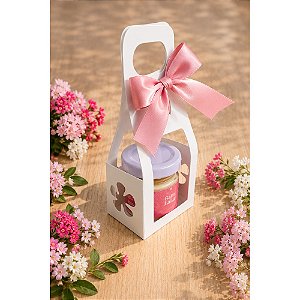 Caixas Sacolinhas Lembrancinhas / Mini Vela Geleinha 40ml - 20 Unidades