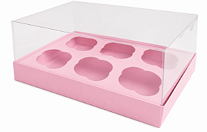 Caixas para 6 Cupcakes Padrão 24x18,5x9 - Pct com 10 Unidades