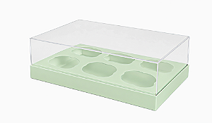 Caixas para 6 Cupcakes Padrão 24x18,5x9 - Pct com 10 Unidades