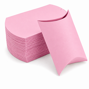 Caixa Almofada Rosa Claro 11,5x9,5x3 - Pct com 10 Unidades