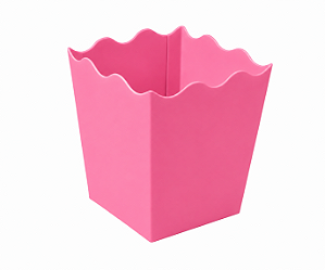 Cachepô / Caixa para Pipoca Pink 5x5x7 - Pct com 10 Unidades