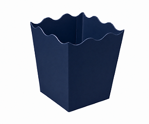 Cachepô / Caixa para Pipoca Azul Marinho 5x5x7 - Pct com 10 Unidades