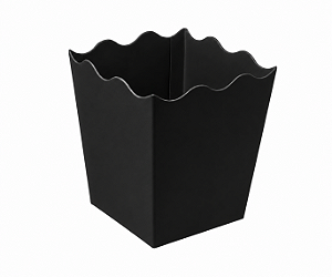 Cachepô / Caixa para Pipoca Preto 5x5x7 - Pct com 10 Unidades