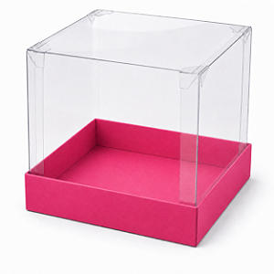 Caixinha para Mini Bolos 9x9x9 - Pct com 10 Unidades