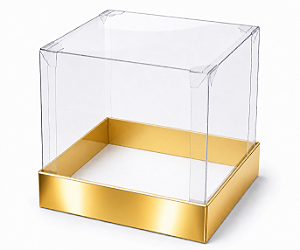 Caixinhas para Mini Bolos 11x11x9 - Pct com 10 Unidades