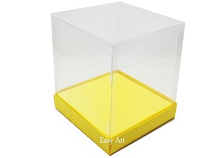 Caixinha para Mini Bolos / Mini Panetone com Berço 10x10x15 - Pct com 10 Unidades