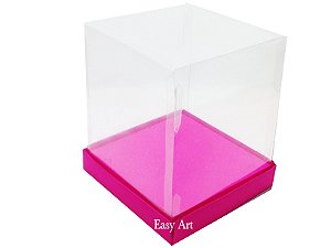 Caixinha para Mini Bolos / Mini Panetone com Berço 10x10x15 - Pct com 10 Unidades