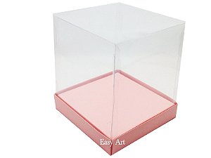 Caixinha para Mini Bolos / Mini Panetone com Berço 10x10x15 - Pct com 10 Unidades