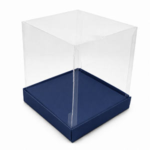 Caixinha para Mini Bolos / Mini Panetones com Berço 10x10x10 - Pct com 10 Unidades