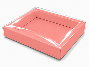 Caixas para 12 Macarons Deitados / Borda Larga 21,5x18x3,5 - Pct com 10 Unidades