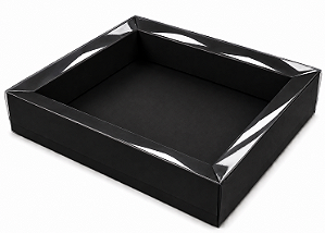 Caixas para 12 Macarons Deitados / Borda Larga 21,5x18x3,5 - Pct com 10 Unidades